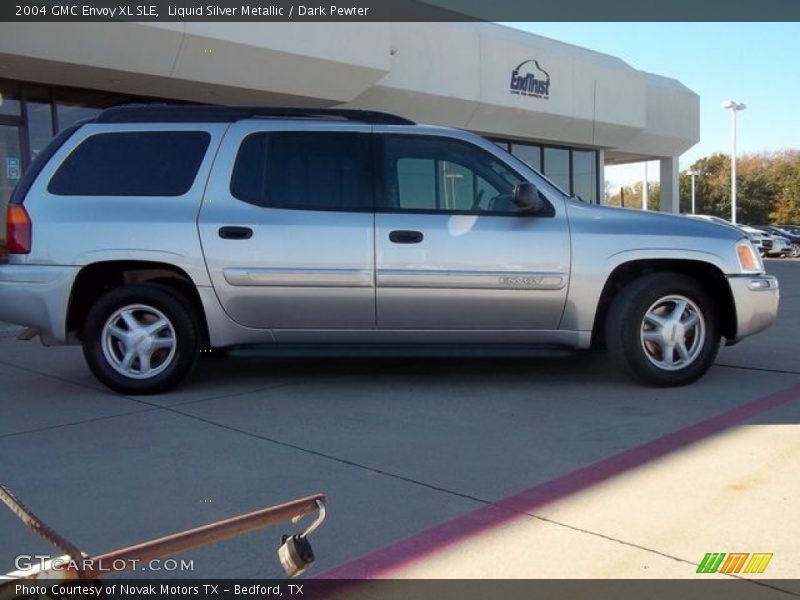 Liquid Silver Metallic / Dark Pewter 2004 GMC Envoy XL SLE