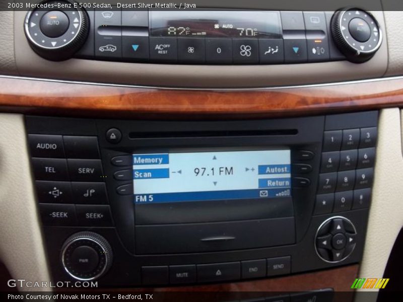 Desert Silver Metallic / Java 2003 Mercedes-Benz E 500 Sedan