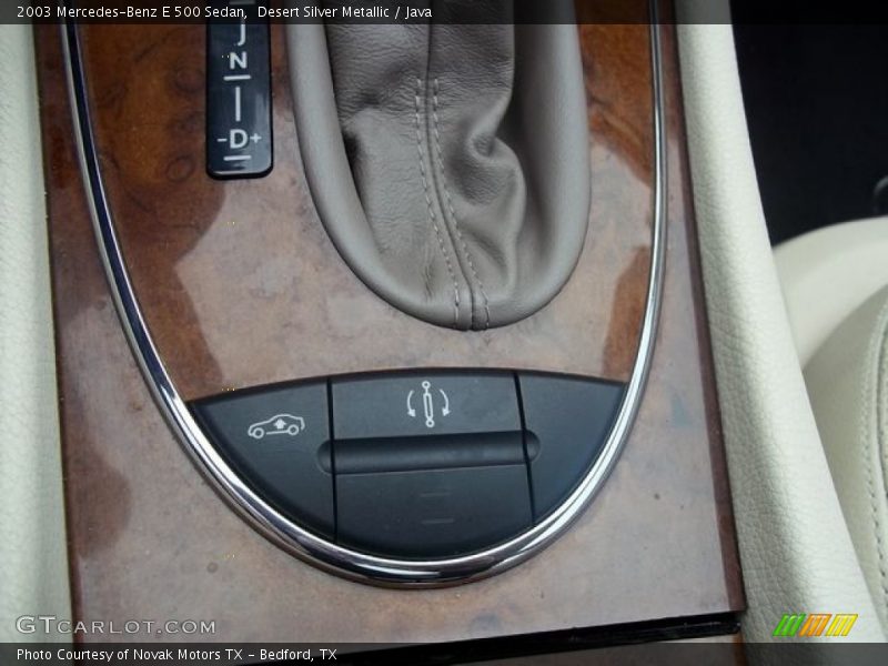 Desert Silver Metallic / Java 2003 Mercedes-Benz E 500 Sedan
