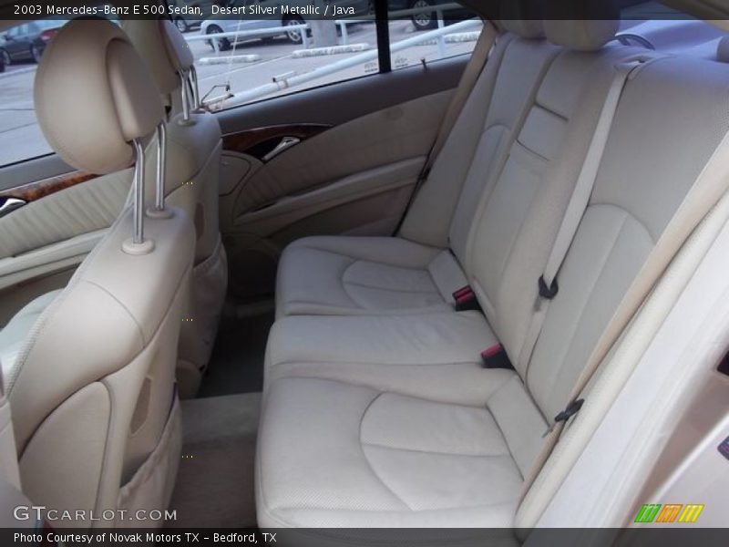 Desert Silver Metallic / Java 2003 Mercedes-Benz E 500 Sedan