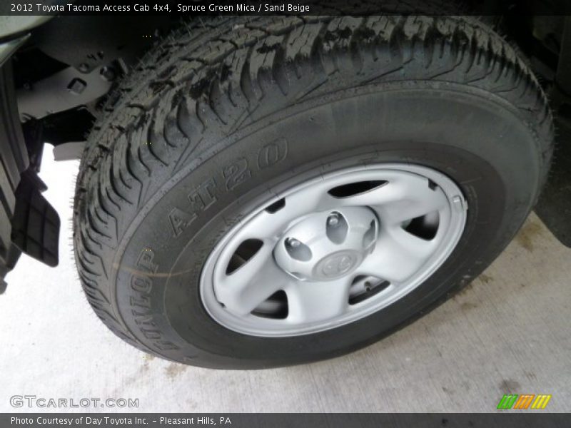 Spruce Green Mica / Sand Beige 2012 Toyota Tacoma Access Cab 4x4