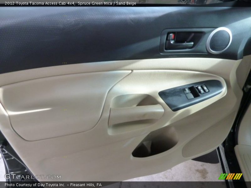 Spruce Green Mica / Sand Beige 2012 Toyota Tacoma Access Cab 4x4