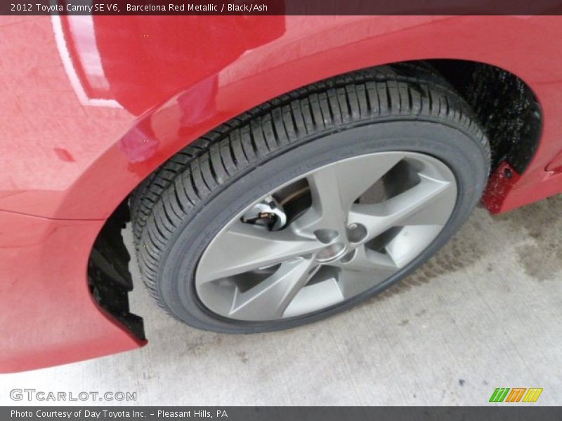 Barcelona Red Metallic / Black/Ash 2012 Toyota Camry SE V6