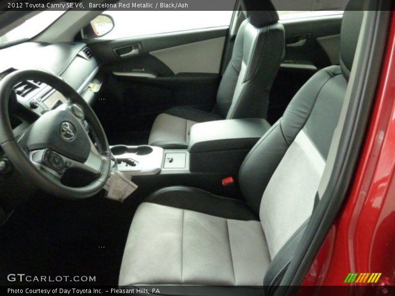Barcelona Red Metallic / Black/Ash 2012 Toyota Camry SE V6