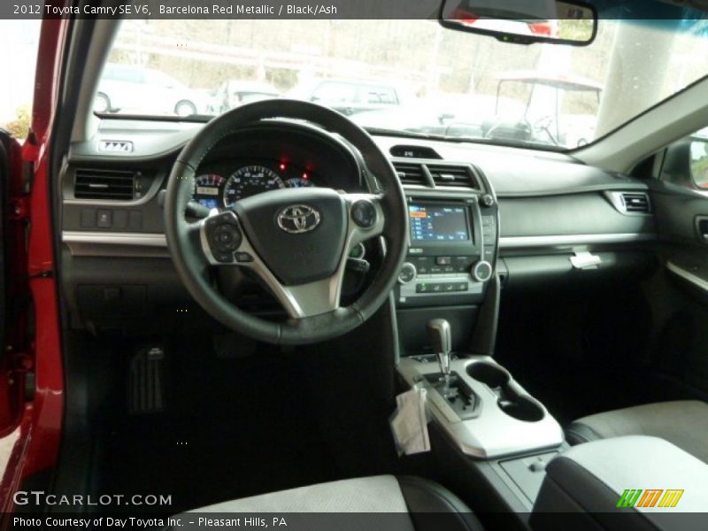 Barcelona Red Metallic / Black/Ash 2012 Toyota Camry SE V6