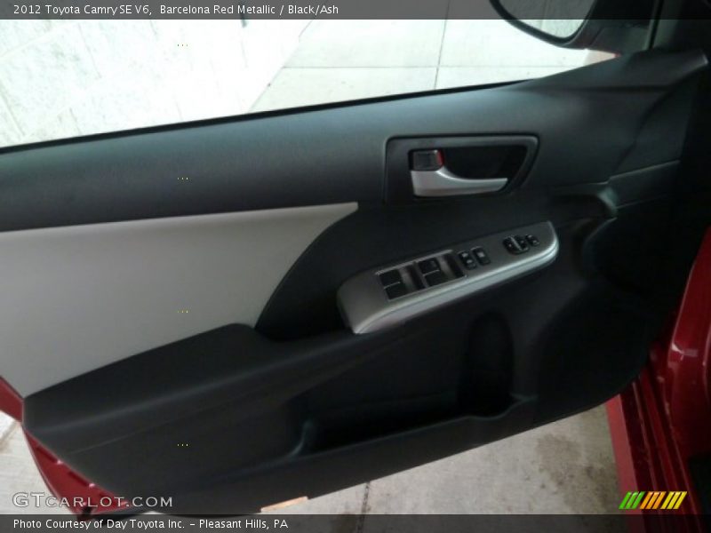 Barcelona Red Metallic / Black/Ash 2012 Toyota Camry SE V6