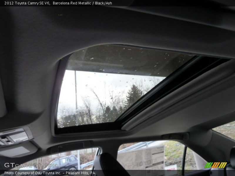 Barcelona Red Metallic / Black/Ash 2012 Toyota Camry SE V6