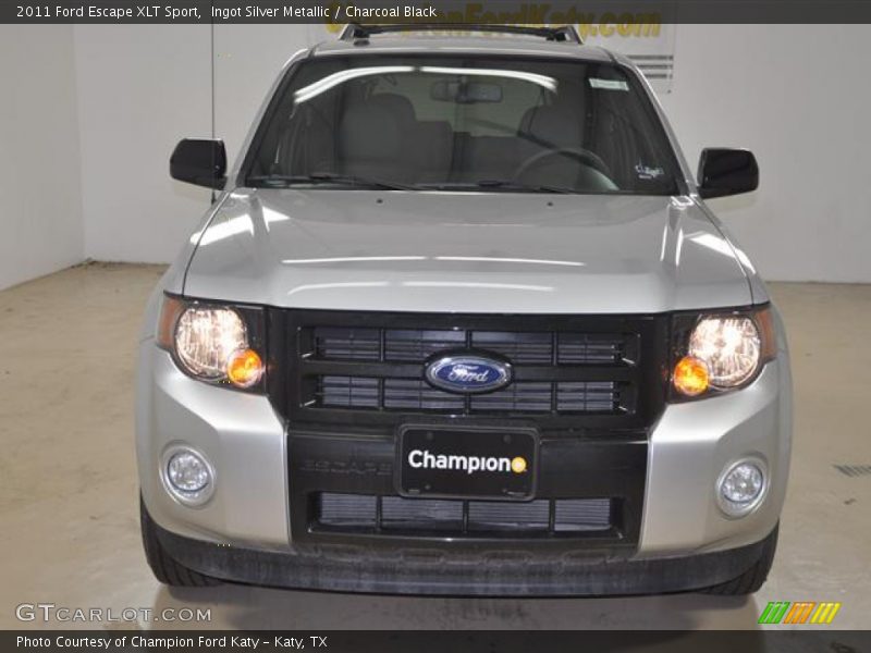 Ingot Silver Metallic / Charcoal Black 2011 Ford Escape XLT Sport