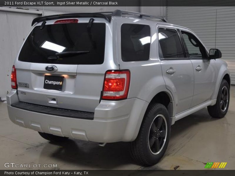 Ingot Silver Metallic / Charcoal Black 2011 Ford Escape XLT Sport