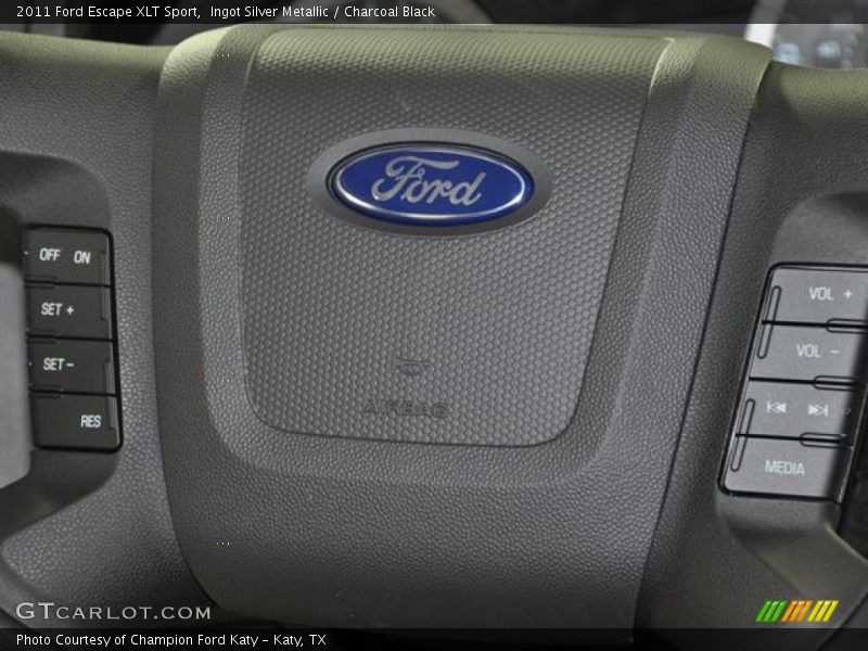 Ingot Silver Metallic / Charcoal Black 2011 Ford Escape XLT Sport
