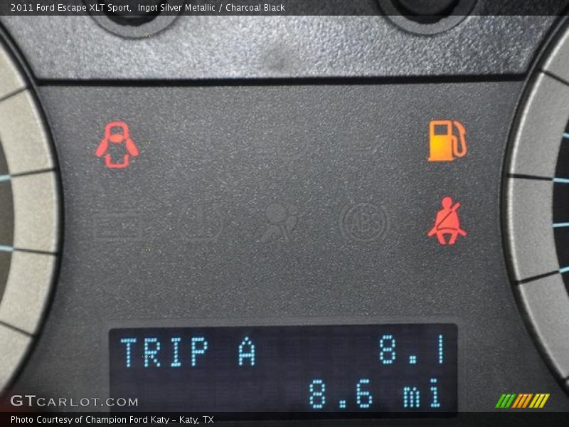Ingot Silver Metallic / Charcoal Black 2011 Ford Escape XLT Sport