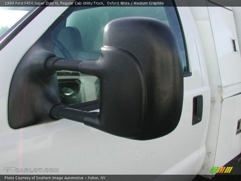 Oxford White / Medium Graphite 1999 Ford F450 Super Duty XL Regular Cab Utility Truck