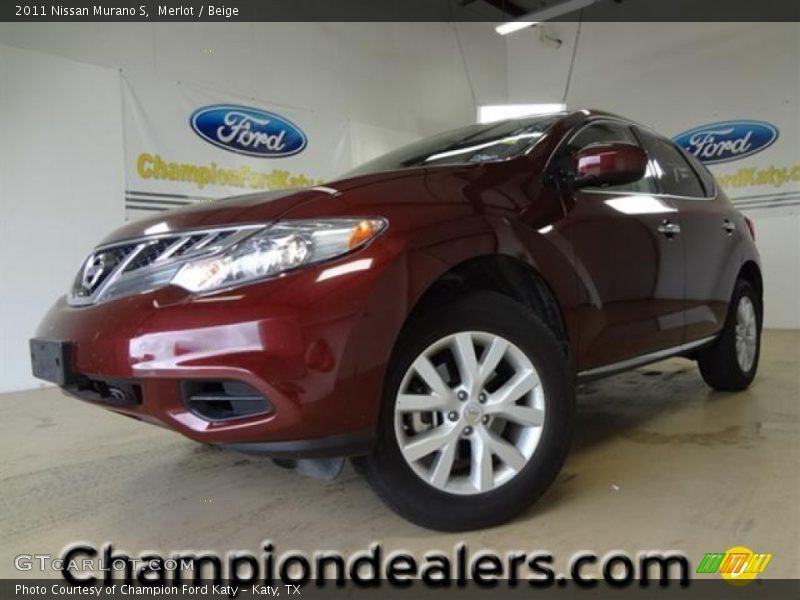 Merlot / Beige 2011 Nissan Murano S