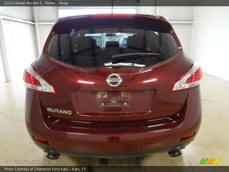 Merlot / Beige 2011 Nissan Murano S