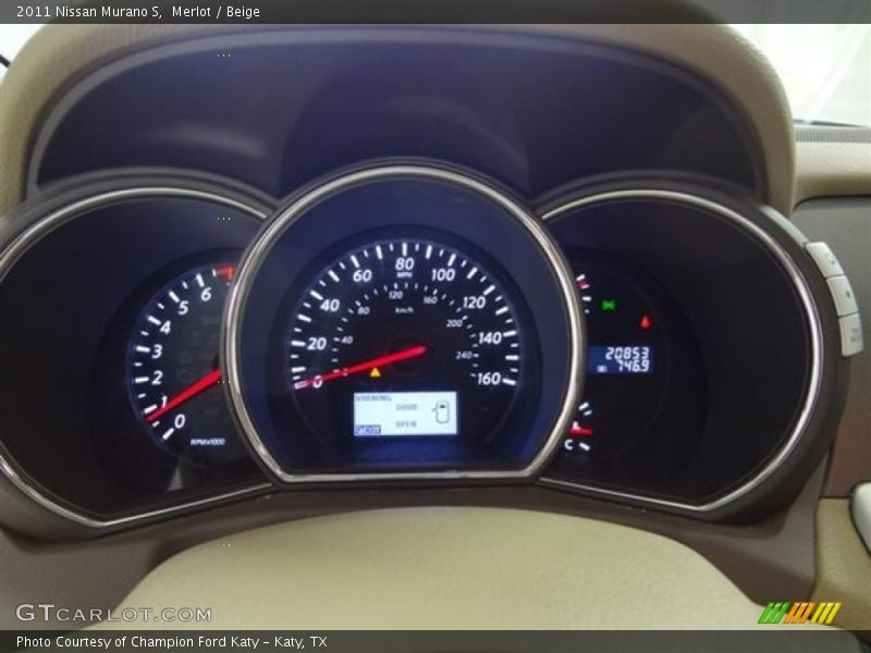 Merlot / Beige 2011 Nissan Murano S