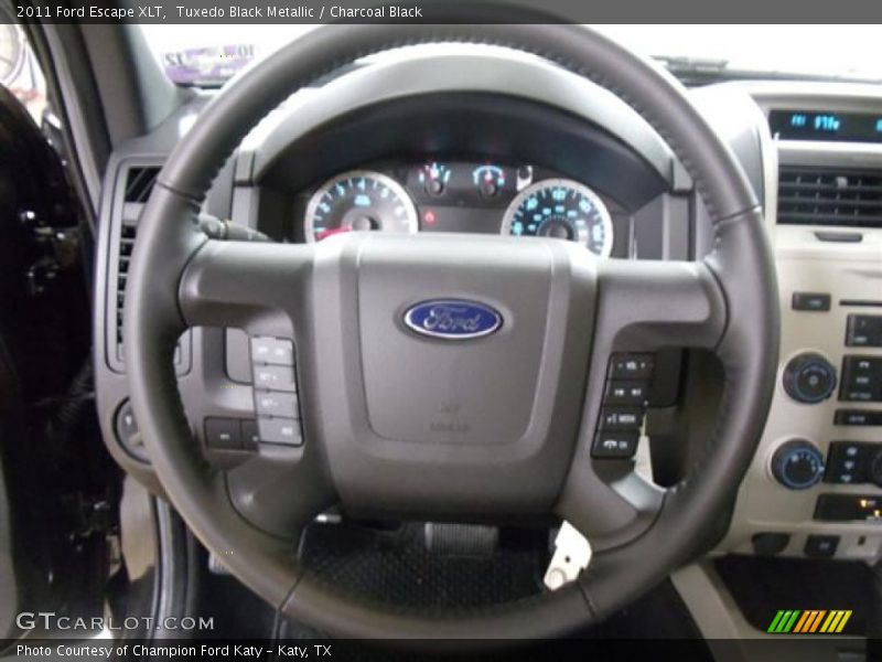 Tuxedo Black Metallic / Charcoal Black 2011 Ford Escape XLT