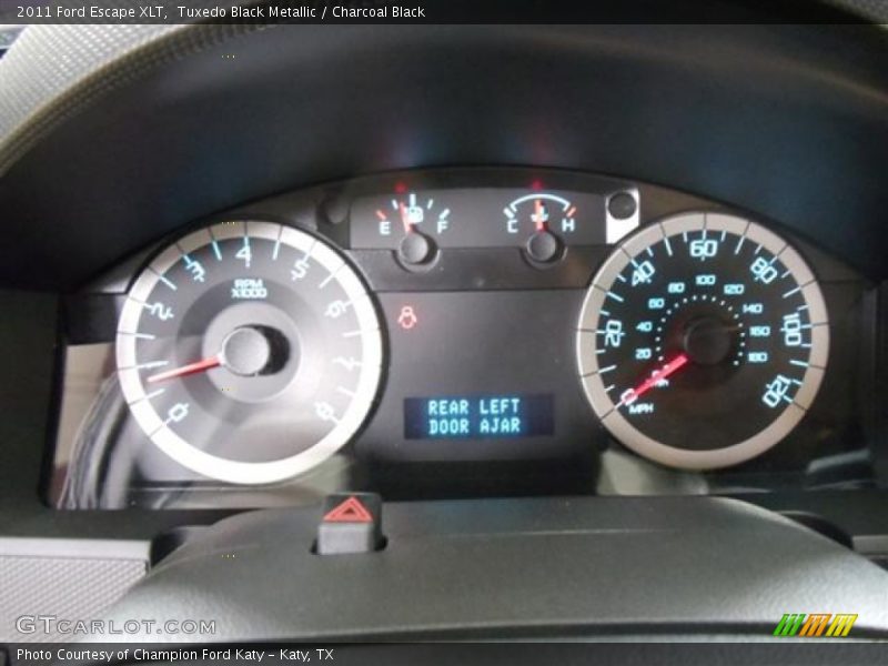 Tuxedo Black Metallic / Charcoal Black 2011 Ford Escape XLT
