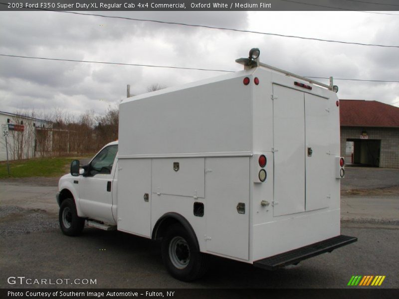 Oxford White / Medium Flint 2003 Ford F350 Super Duty XL Regular Cab 4x4 Commercial