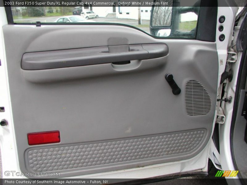 Oxford White / Medium Flint 2003 Ford F350 Super Duty XL Regular Cab 4x4 Commercial