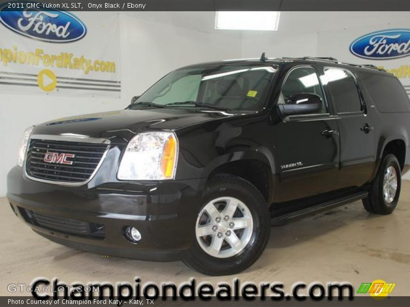 Onyx Black / Ebony 2011 GMC Yukon XL SLT