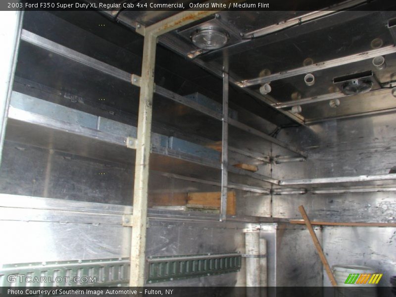 Oxford White / Medium Flint 2003 Ford F350 Super Duty XL Regular Cab 4x4 Commercial