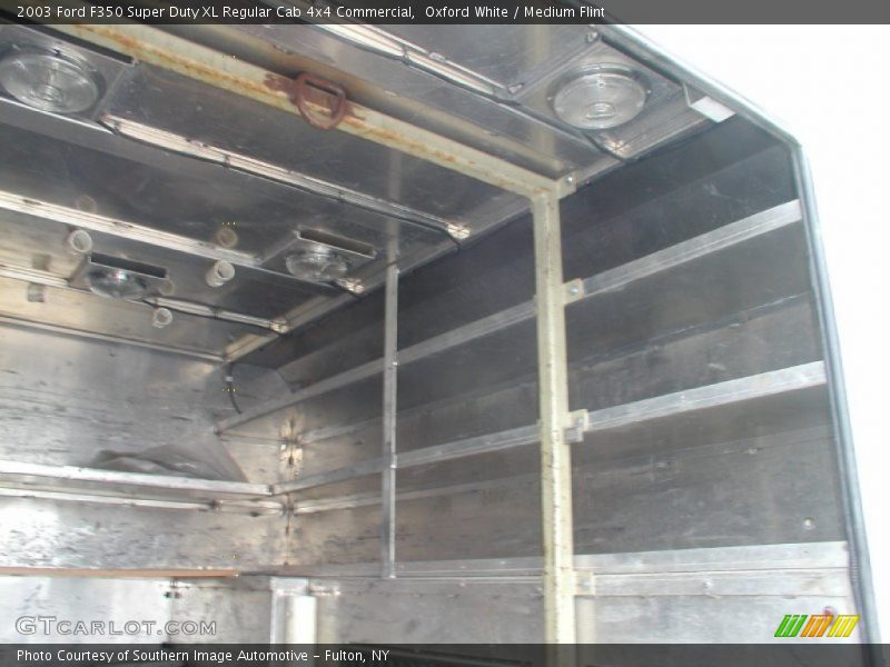 Oxford White / Medium Flint 2003 Ford F350 Super Duty XL Regular Cab 4x4 Commercial