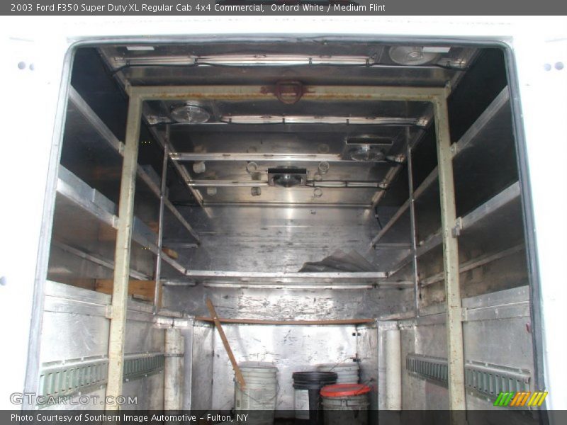 Oxford White / Medium Flint 2003 Ford F350 Super Duty XL Regular Cab 4x4 Commercial