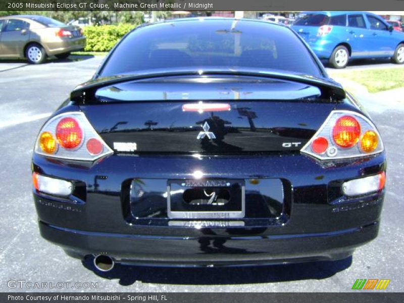 Machine Green Metallic / Midnight 2005 Mitsubishi Eclipse GT Coupe