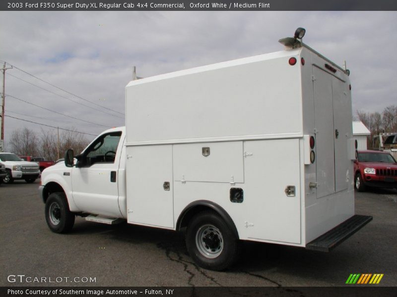 Oxford White / Medium Flint 2003 Ford F350 Super Duty XL Regular Cab 4x4 Commercial