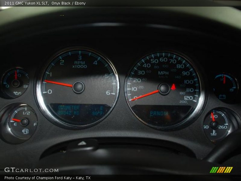 Onyx Black / Ebony 2011 GMC Yukon XL SLT