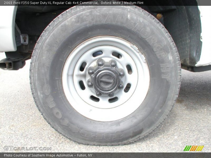 Oxford White / Medium Flint 2003 Ford F350 Super Duty XL Regular Cab 4x4 Commercial