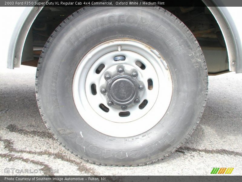 Oxford White / Medium Flint 2003 Ford F350 Super Duty XL Regular Cab 4x4 Commercial