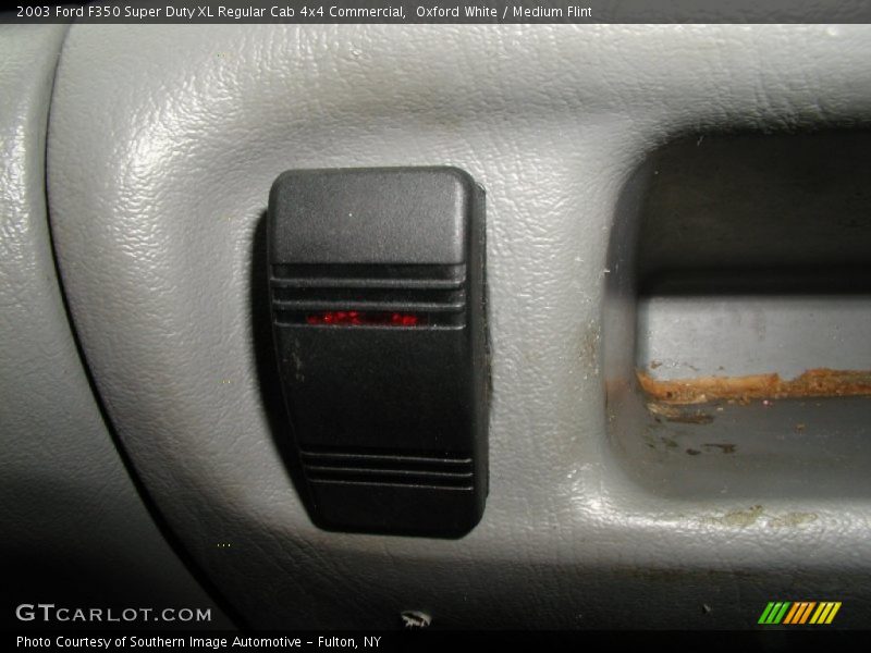 Oxford White / Medium Flint 2003 Ford F350 Super Duty XL Regular Cab 4x4 Commercial