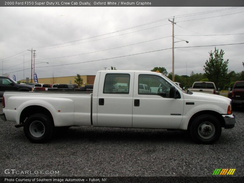 Oxford White / Medium Graphite 2000 Ford F350 Super Duty XL Crew Cab Dually