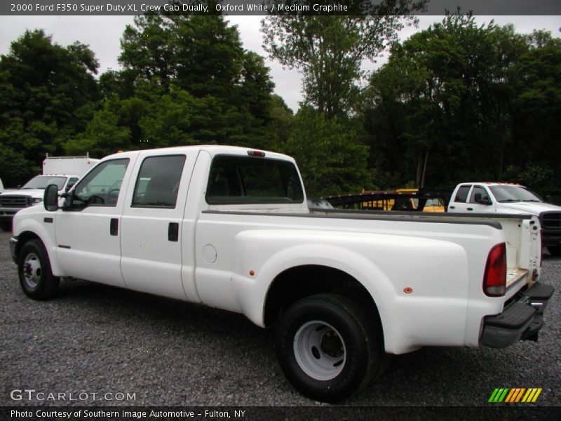 Oxford White / Medium Graphite 2000 Ford F350 Super Duty XL Crew Cab Dually