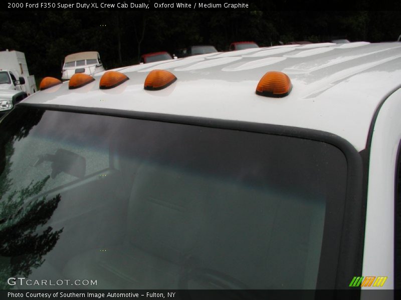 Oxford White / Medium Graphite 2000 Ford F350 Super Duty XL Crew Cab Dually