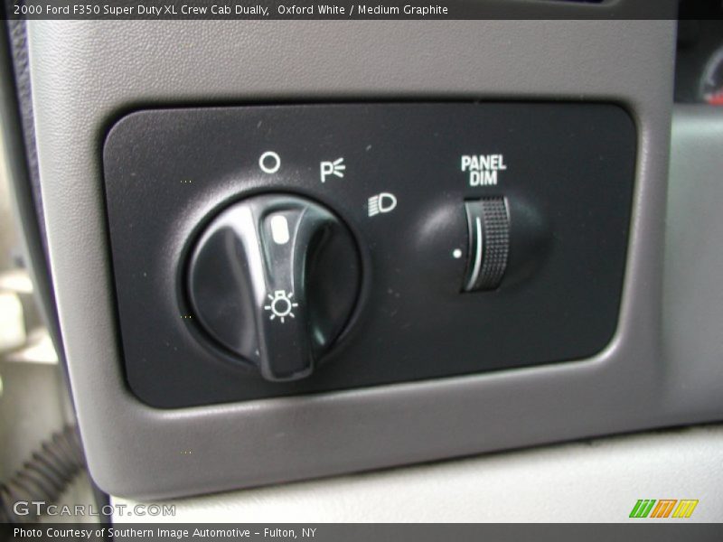Oxford White / Medium Graphite 2000 Ford F350 Super Duty XL Crew Cab Dually