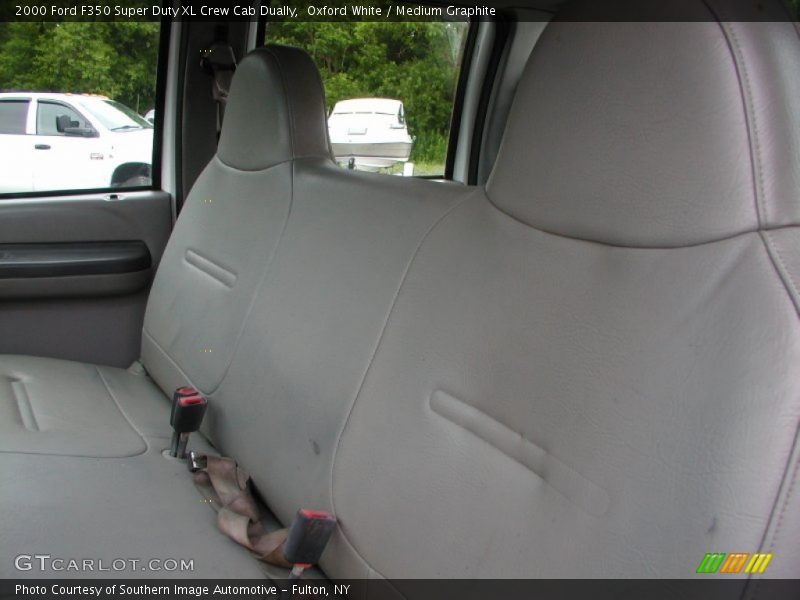 Oxford White / Medium Graphite 2000 Ford F350 Super Duty XL Crew Cab Dually