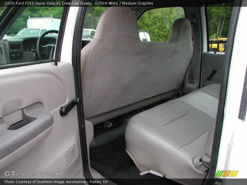 Oxford White / Medium Graphite 2000 Ford F350 Super Duty XL Crew Cab Dually