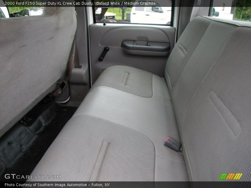 Oxford White / Medium Graphite 2000 Ford F350 Super Duty XL Crew Cab Dually