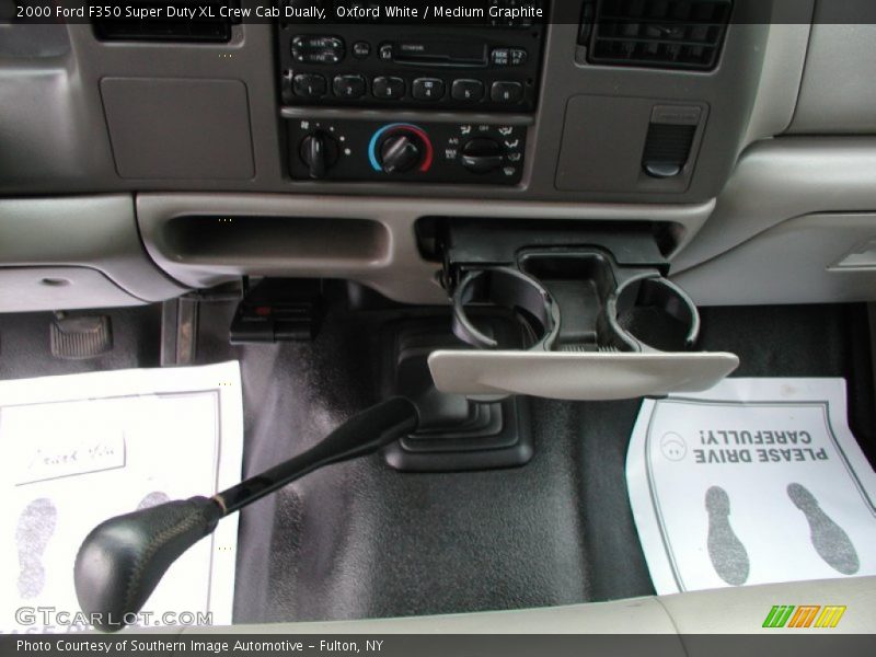 Oxford White / Medium Graphite 2000 Ford F350 Super Duty XL Crew Cab Dually