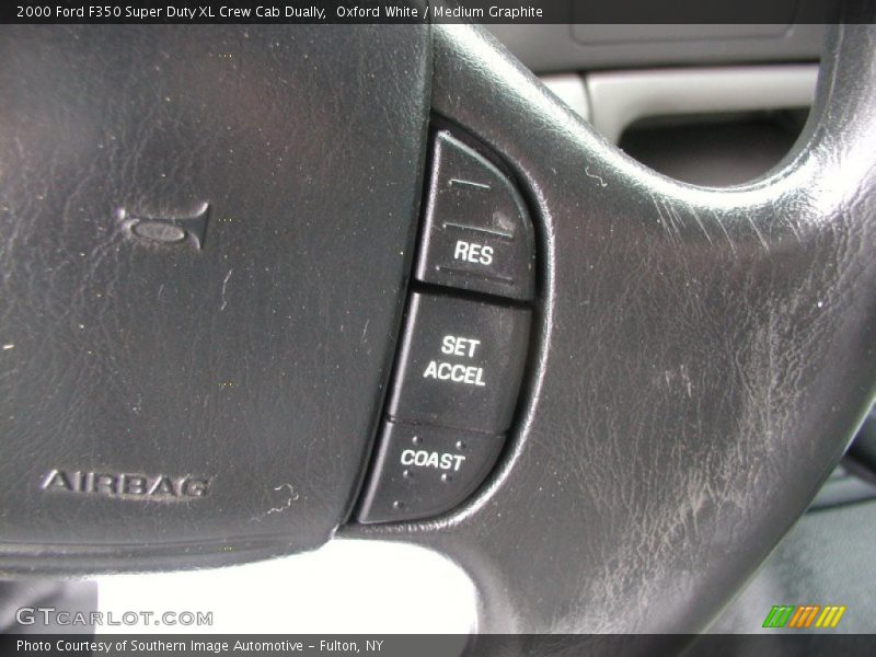 Oxford White / Medium Graphite 2000 Ford F350 Super Duty XL Crew Cab Dually