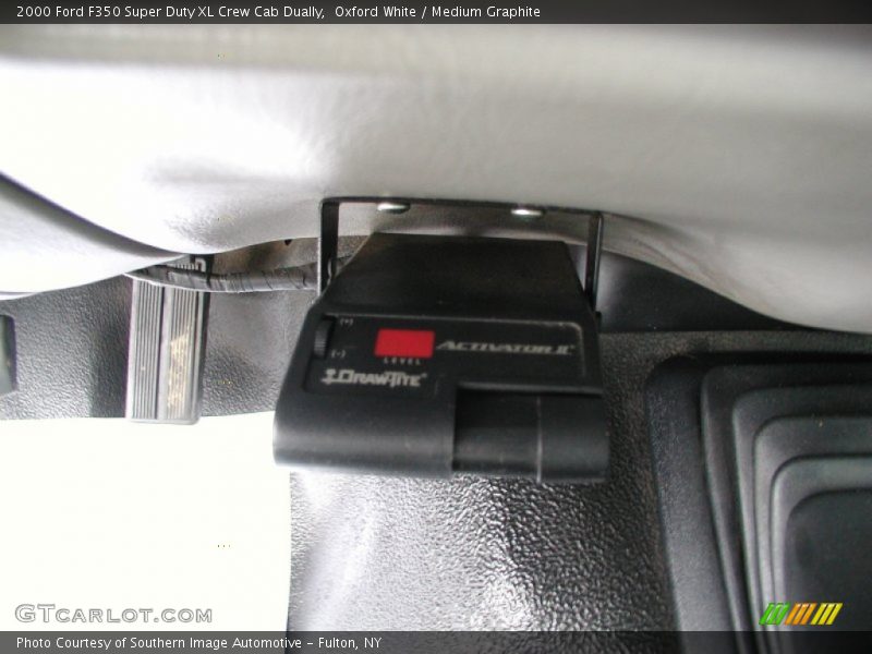 Oxford White / Medium Graphite 2000 Ford F350 Super Duty XL Crew Cab Dually