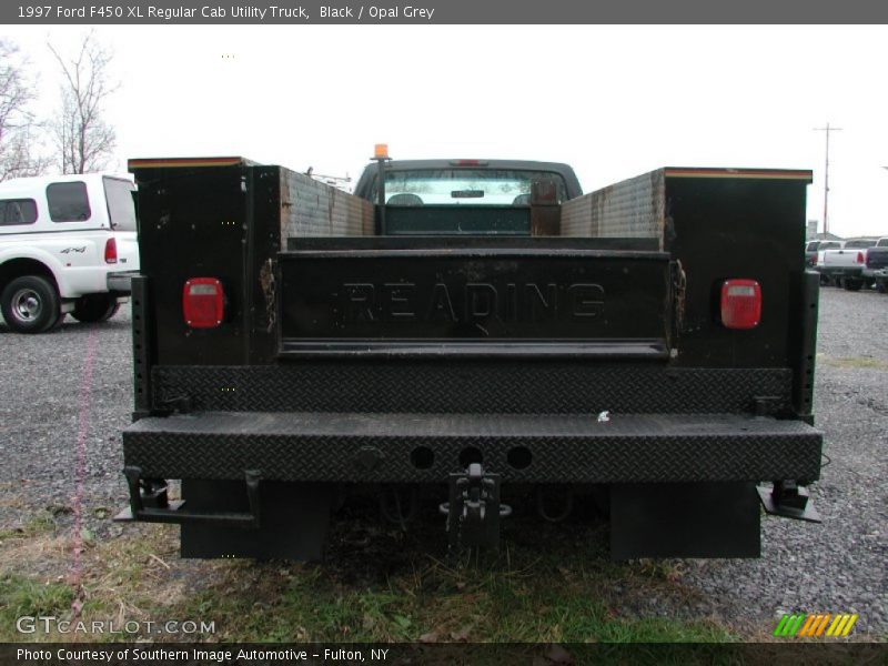 Black / Opal Grey 1997 Ford F450 XL Regular Cab Utility Truck