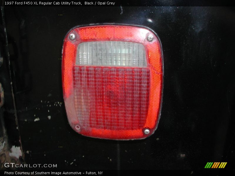 Black / Opal Grey 1997 Ford F450 XL Regular Cab Utility Truck