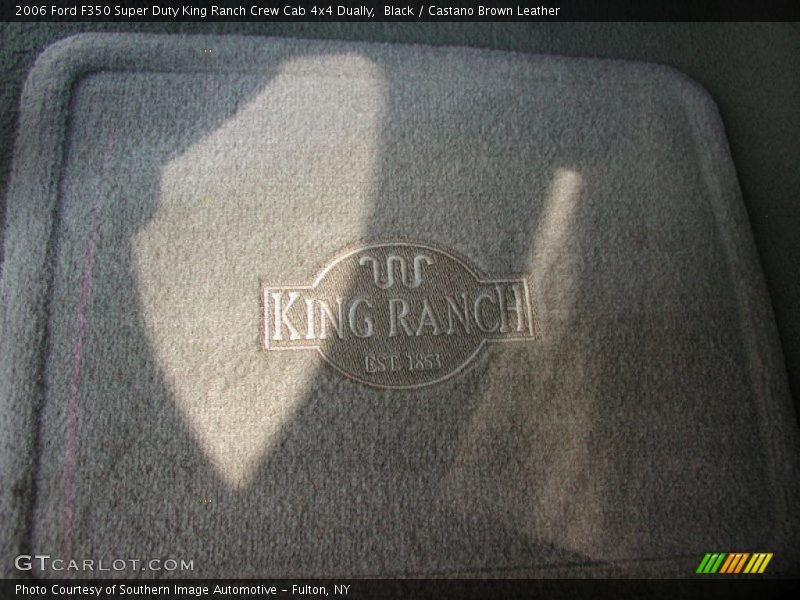 Black / Castano Brown Leather 2006 Ford F350 Super Duty King Ranch Crew Cab 4x4 Dually