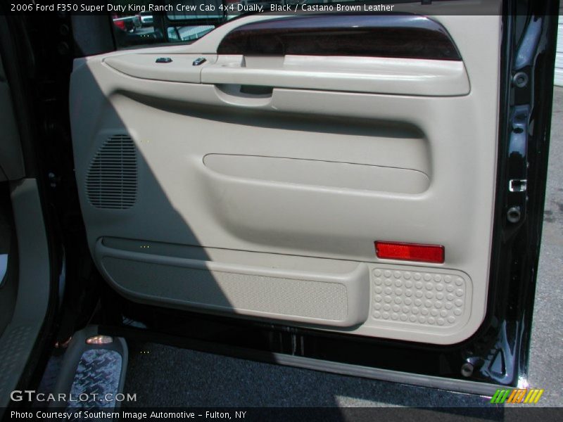Black / Castano Brown Leather 2006 Ford F350 Super Duty King Ranch Crew Cab 4x4 Dually
