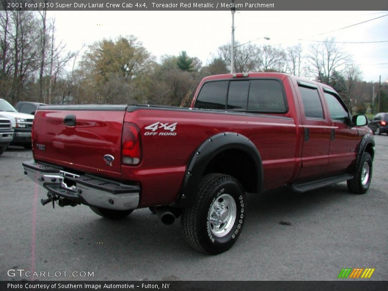  2001 F350 Super Duty Lariat Crew Cab 4x4 Toreador Red Metallic