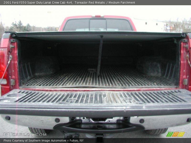 Toreador Red Metallic / Medium Parchment 2001 Ford F350 Super Duty Lariat Crew Cab 4x4