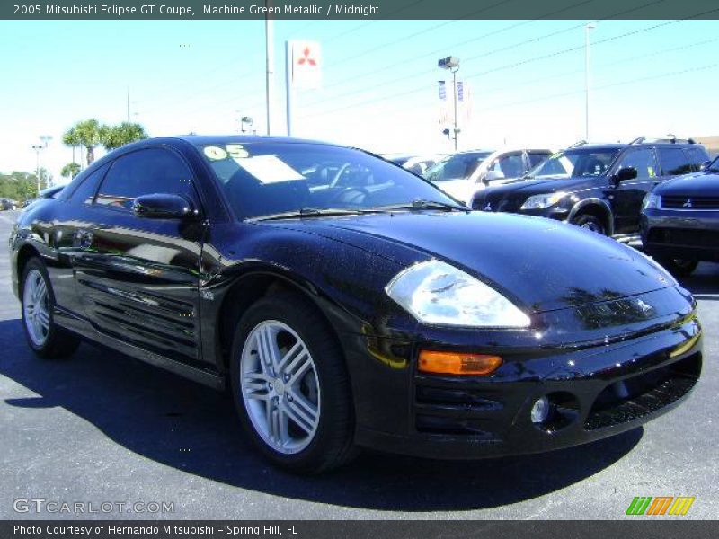 Machine Green Metallic / Midnight 2005 Mitsubishi Eclipse GT Coupe